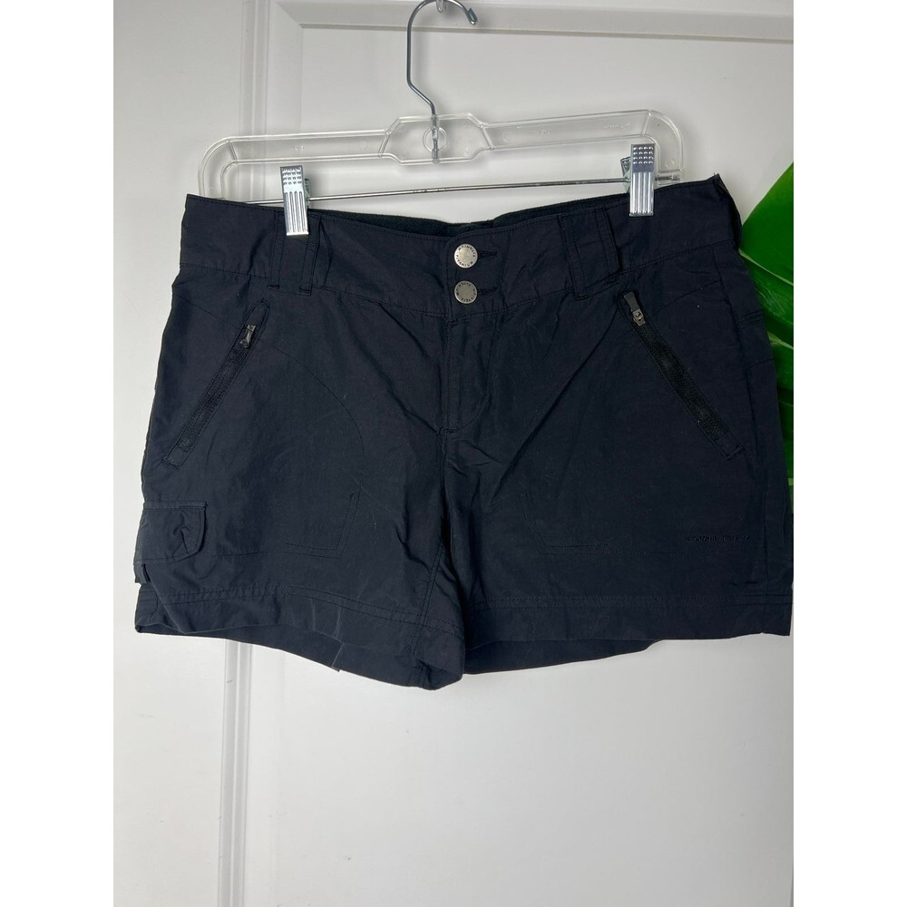 Columbia titanium omni dry women’s black outdoor shorts size 6